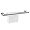 Zack - Scala Stainless Steel Double Towel Rail - 40059 Large Image