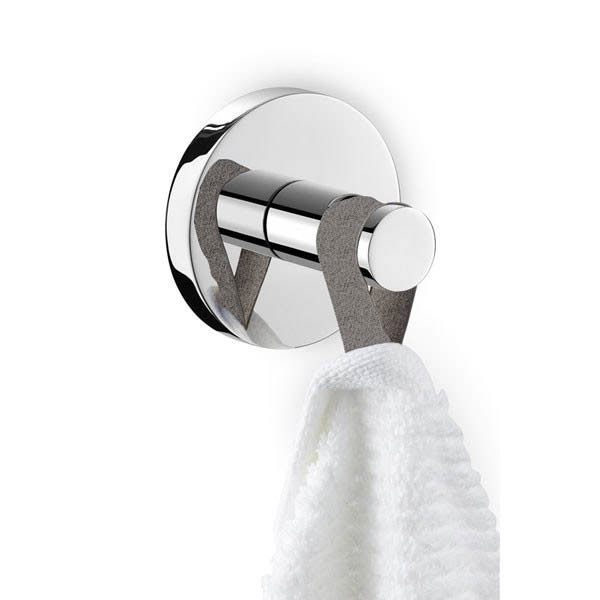 Zack Scala Stainless Steel Towel Hook + Mount Adhesive Large Image