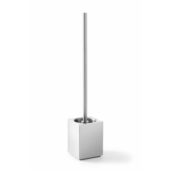 Zack Xero Cube Free Standing Toilet Brush - Stainless Steel - 40015 Large Image
