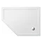 Zamori - 35mm Offset Pentangle Shower Tray - Left Hand - Various Size Options Large Image
