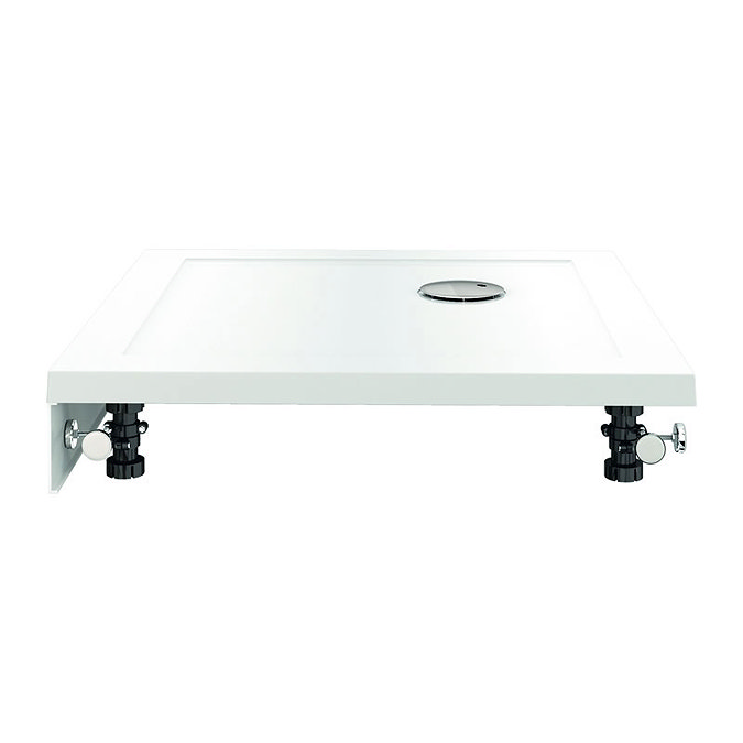 Zamori - 35mm Offset Pentangle Shower Tray with Leg & Panel Set - Right Hand - Various Size Options 