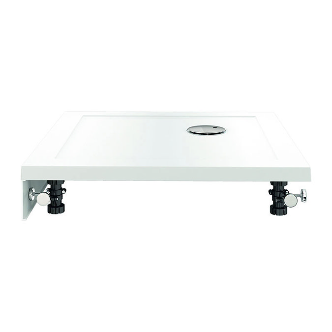 Zamori - 35mm Offset Pentangle Shower Tray with Leg & Panel Set - Right Hand - Various Size Options