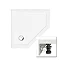 Zamori - 35mm Pentangle Shower Tray with Leg & Panel Set - Various Size Options Large Image