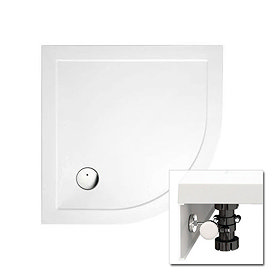 Zamori - 35mm Quadrant Shower Tray with Leg & Panel Set - Various Size Options Large Image