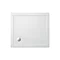 Zamori - White Rectangular 35mm Anti-Bacterial Shower Tray - 1000mm x 900mm - Z1168 Large Image