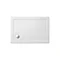 Zamori - White Rectangular 35mm Anti-Bacterial Shower Tray - 1100mm x 800mm - Z1171 Large Image