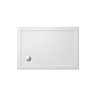 Zamori - White Rectangular 35mm Anti-Bacterial Shower Tray - 1100mm x 900mm - Z1172 Large Image