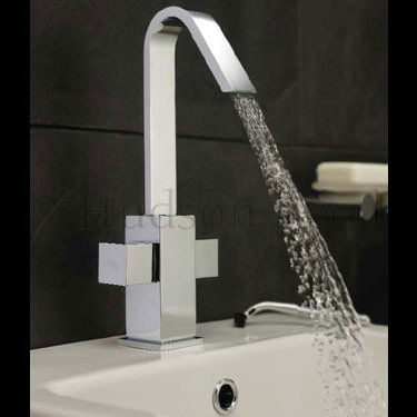 Zaro Mono Basin Mixer with swivel spout & sprung plug waste - ZAR305 Profile Large Image