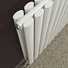 Zeto Horizontal Double Panel Radiator - White (633 x 1180mm)  Profile Large Image