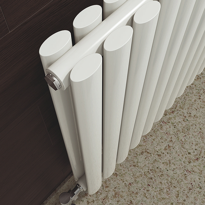 Zeto Horizontal Double Panel Radiator - White (633 x 826mm) Profile Large Image