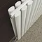 Zeto Horizontal Double Panel Radiator - White (633 x 826mm) Profile Large Image