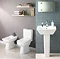 Zeto SP Ceramic 5 Piece 1TH Bathroom Suite Large Image