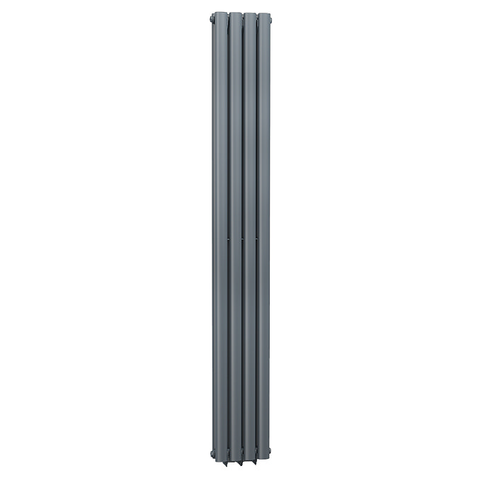 Zeto Vertical Double Panel Radiator - Anthracite (1800 x 236mm) Large Image