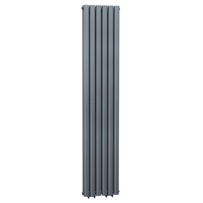 Zeto Vertical Double Panel Radiator - Anthracite (1800 x 354mm) Large Image