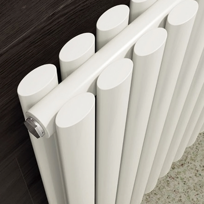 Zeto Vertical Double Panel Radiator - White (1500 x 354mm) Profile Large Image
