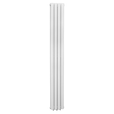 Zeto Vertical Double Panel Radiator - White (1800 x 236mm)  Profile Large Image