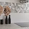 Zion Geo Ivory Wall Tiles - 300 x 600mm Profile Large Image